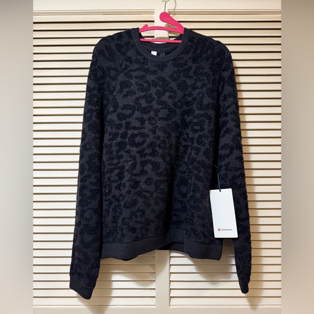 lululemon wool blend jacquard sweater klgb - size M